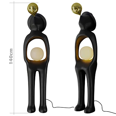 Voreli Resin Floor Lamp