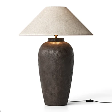 Zara Home-Ceramic Linen Table Lamp