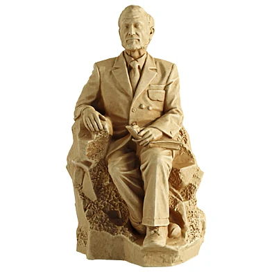 Statue of a male poet