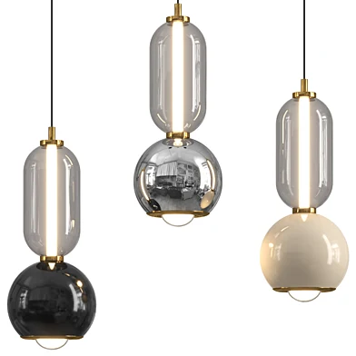 Acrylic glass pendant light