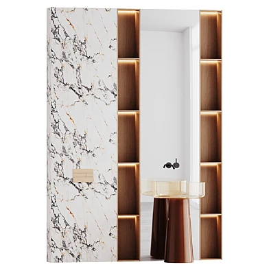 modern bathroom furniture with washbasin