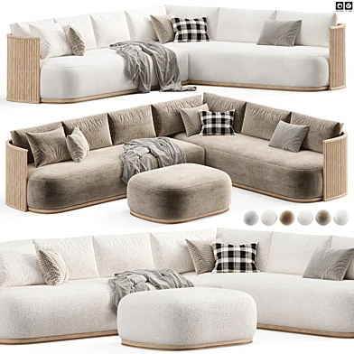 Byron Teak Customizable Sectional Sofa 1 || Outdoor Sofa