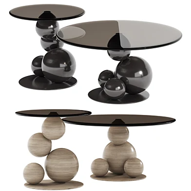 Black Bubbles Coffee Table