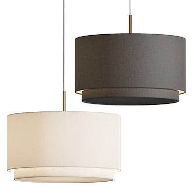 Finley Linen Drum Pendant Lamp