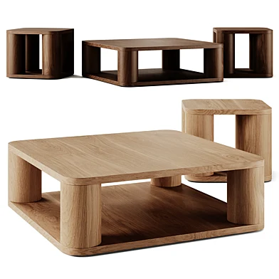 Crate and Barrel Oakhurst Coffee Tables