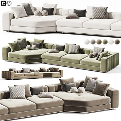 Freeman Duvet Sofa 02 By Minotti