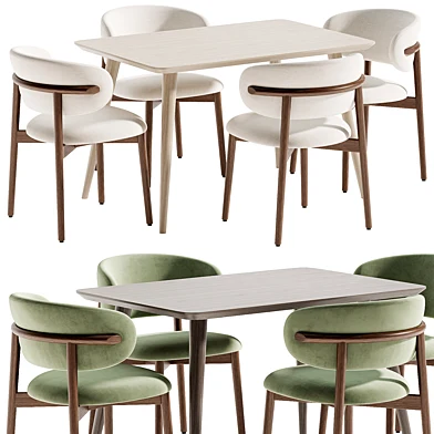 Ferrara Chair and Ronda Dining Table