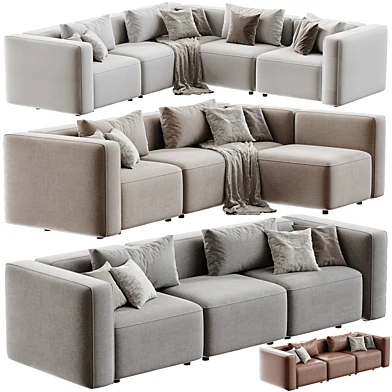 BASECAMP CHAISELOUNGE left Modular Sofa by makenordic 12