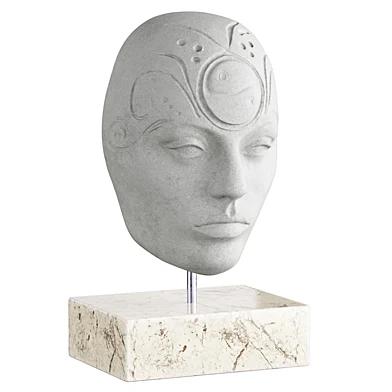 Sculpture of a human face