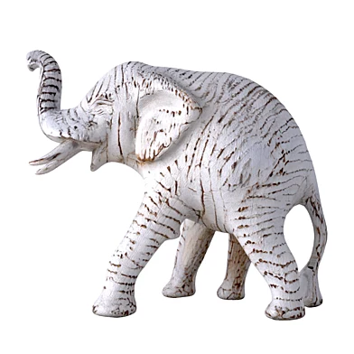Antique Wooden Carved Elephant