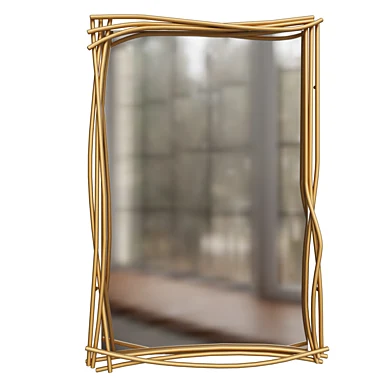 Curved Branches Mirror