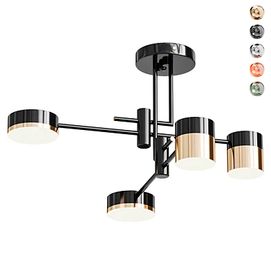 Modern 4/6/8-Light LED Dimmable Sputnik Chandelier