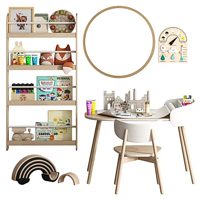 Scandinavian Kids Playroom Decor