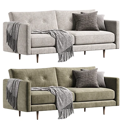 Anton  Loveseat  Limestone Sofa