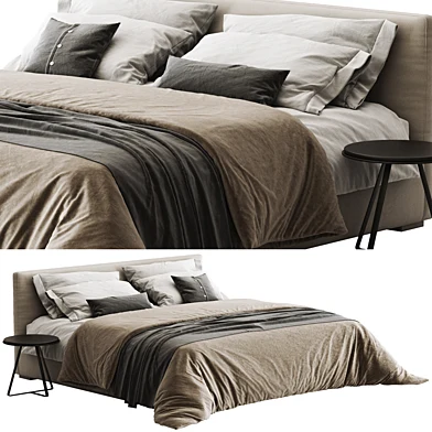 Stone Plus Bed by Meridiani