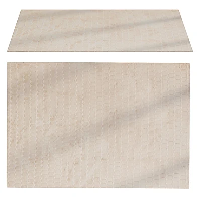 Milazia Honeycomb Plush Cloud Washable Rug
