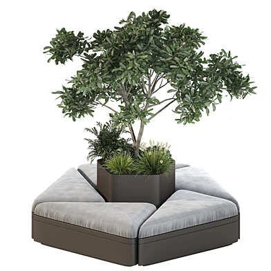 Flowerpot with Bench 21