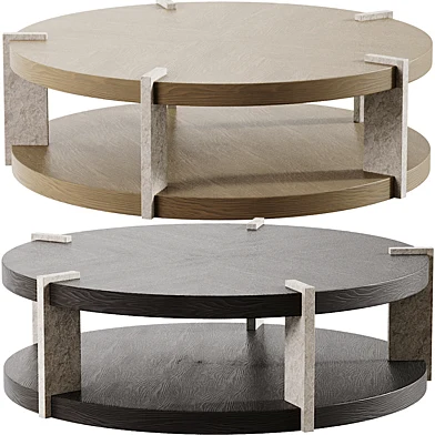 Light Ash Round Coffee Table
