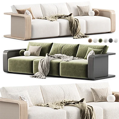 Rh Santiago Aluminum Return Outdoor Sofa