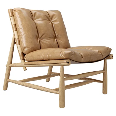 Henning Leather Accent Chair