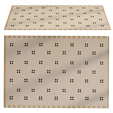Nordic minimalist beige rug