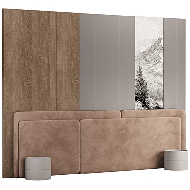 Headboard Wall 3d Panel 07