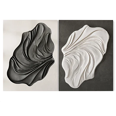 Duality Abstract wall panel