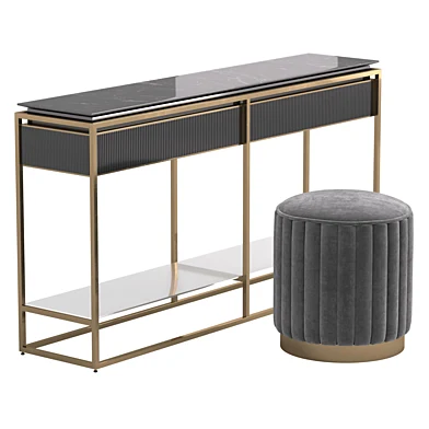 Visionnaire consoles banner and stool allegro