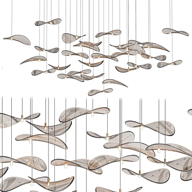Floating Leaf Chandelier