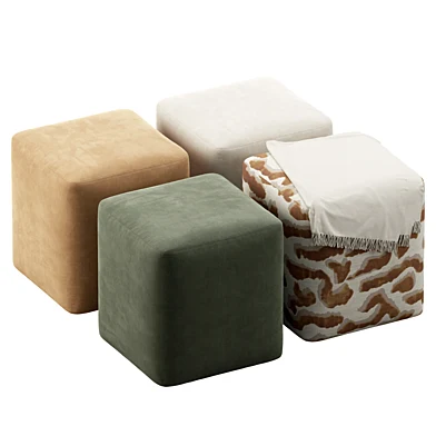 Cube Pouf by Ethnicraft