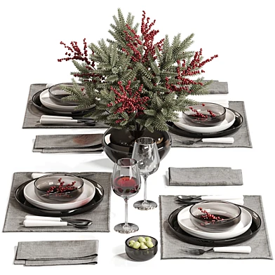 Winter Berry Dining Set28