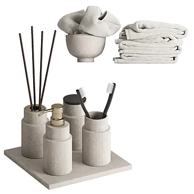 Stone bathroom set 001