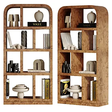 Стеллаж Wallace Shelves, Mappa Burl by Soho Home