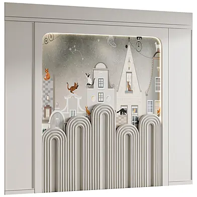 Headboard 3d Wall Panel 014