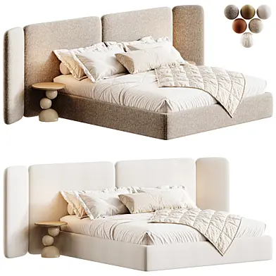 Modern Double Bed, Двуспальная кровать