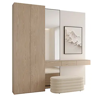 Hallway Zone Minimalist with decors