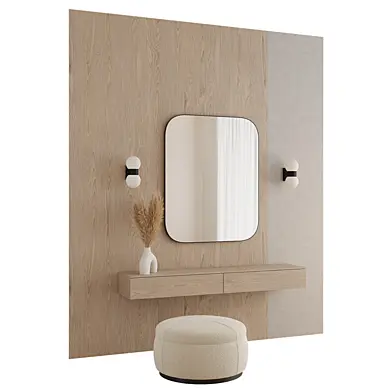 Hallway Zone Minimalist with decors