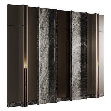 Luxury Dark Stone Wall Panel