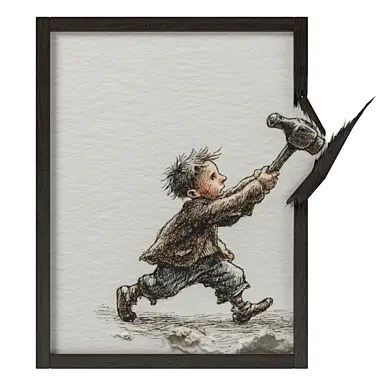 Small illustrated wall art frame - Part 2