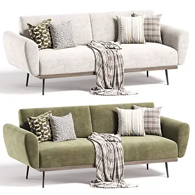 Hatton Mink Velvet Sofa Bed