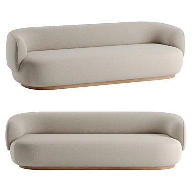 A-S02 3-seater sofa by KARIMOKU CASE