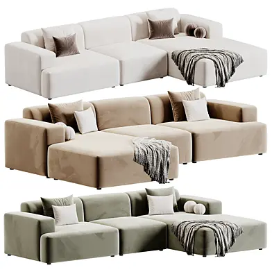 Melva corduroy corner sofa By Westwing | Диван