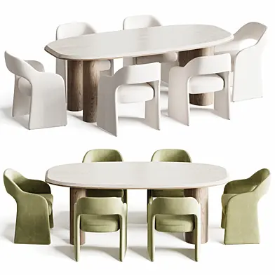 Parker Chair and Keller Dining Table