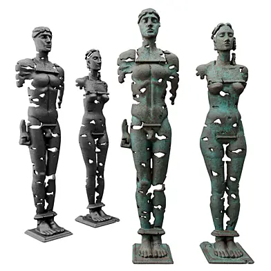 Zigura Kore and Colossus sculptures