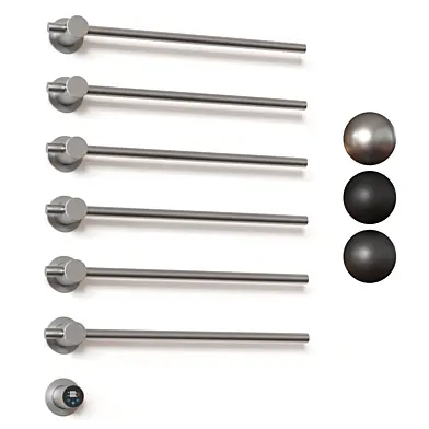 Полотенцесушитель электрический Heated towel rail WONZON WOGHAND BADEN WW AL366 MB