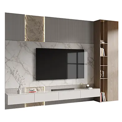TV Wall set Shelf Wall Panel Decor