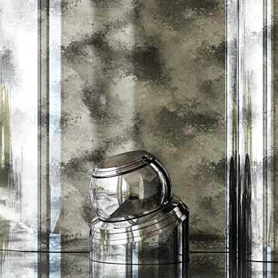 Old Silver Mirror