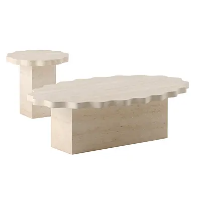 Scalloped  Coffee Table by Lulu and Georgia