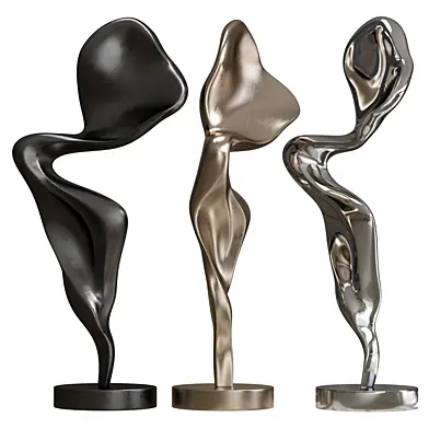 Evolis Sculpture  Modern Abstract Floor Statue
