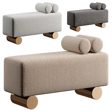 Amore Bouclé Ottoman
